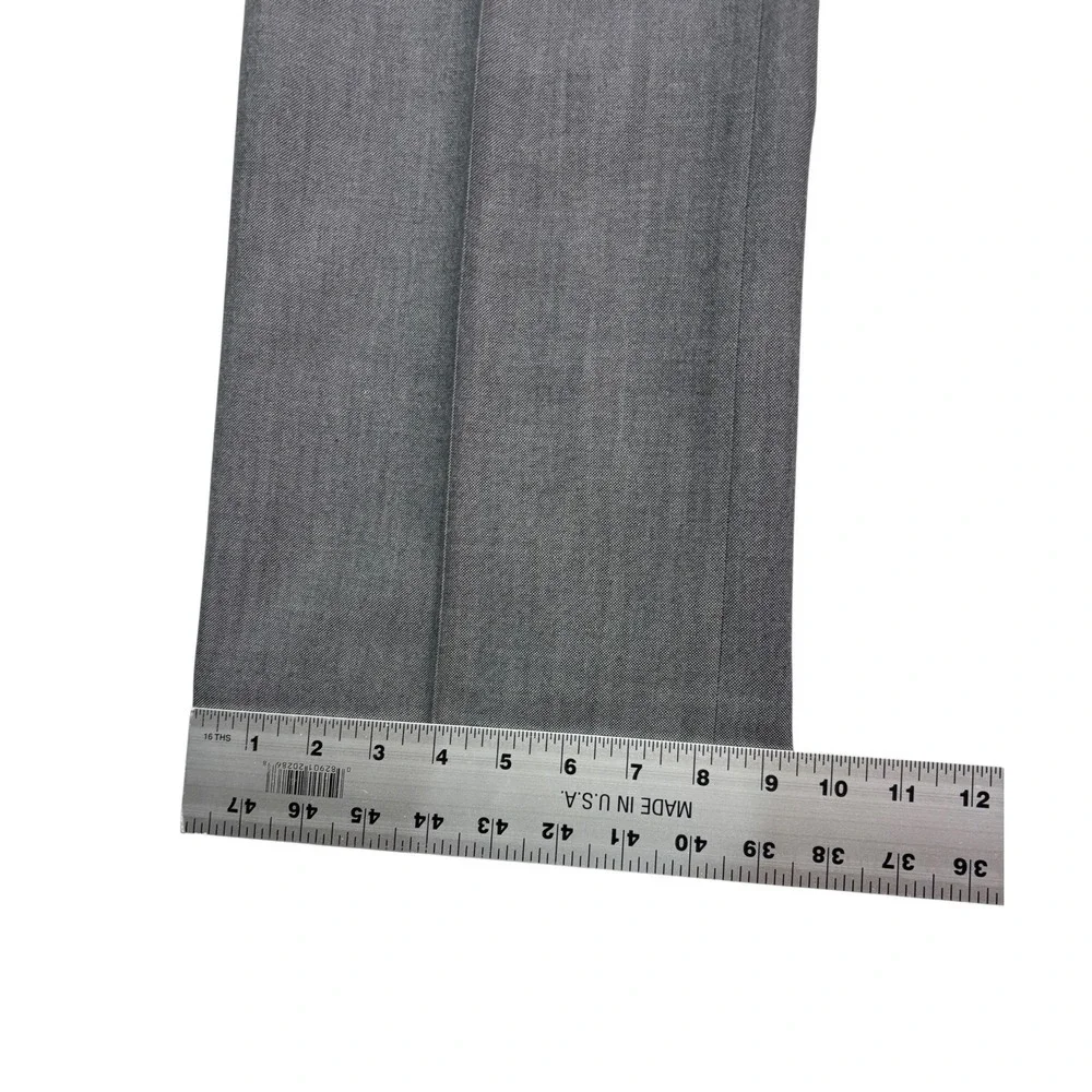 vtg Alexandre UK Bespoke Custom 38S 29x30 Gray Nailhead Tweed 2pc Pant Suit
